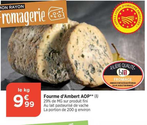 fourme d'ambert aop**