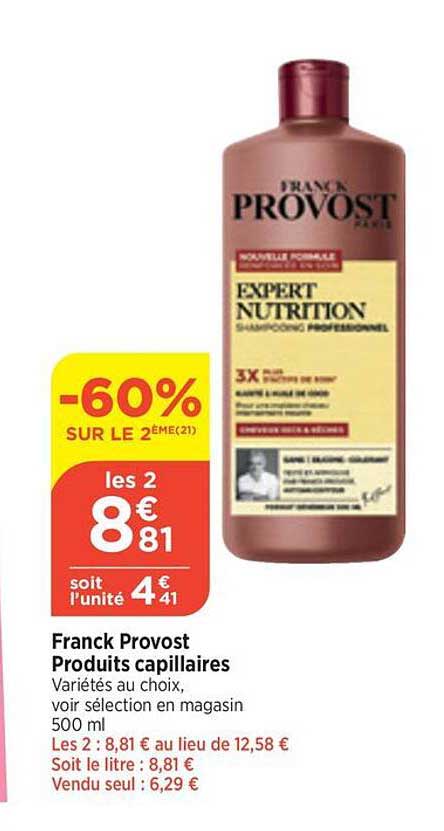 franck provost produits capillaires