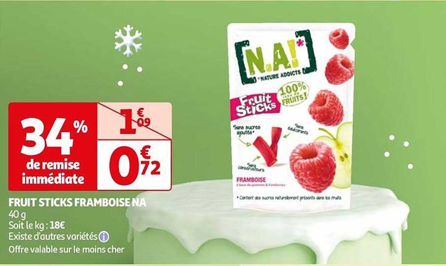 Fruit Sticks Framboise Na
