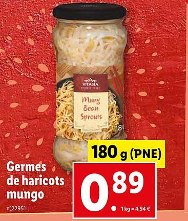 germes de haricots mungo vitasia