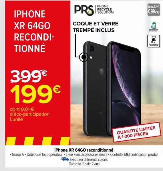 Iphone Xr 64go Recondi-tionné