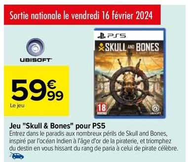 jeu "skull & bones" pour ps5