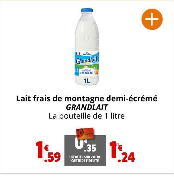 lait frais de montagne demi-écrémé grandlait