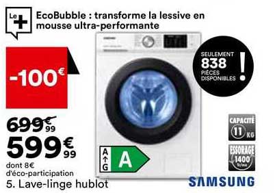 lave-linge hublot samsung