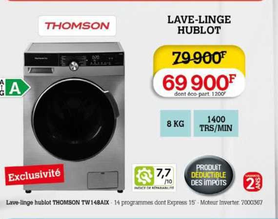 lave-linge hublot thomson