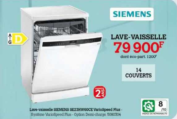 lave-vaisselle siemens