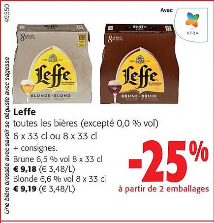 leffe toutes les bières