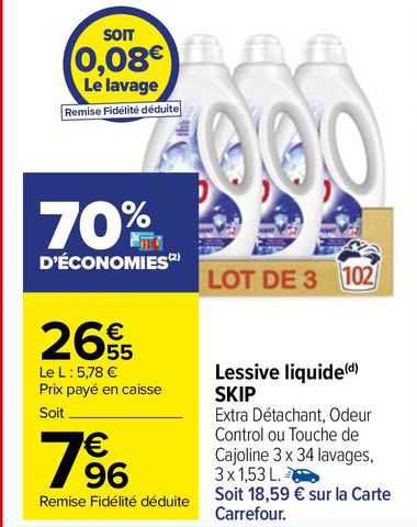 Lessive Liquide Skip
