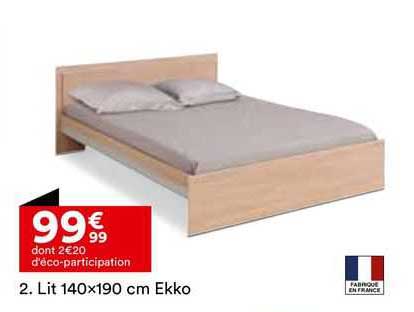 Lit 140x190 Cm Ekko
