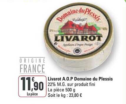 livarot a.o.p. domaine du plessis