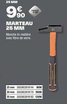 marteau 25mm