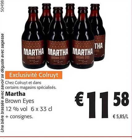 martha brown eyes 12% vol
