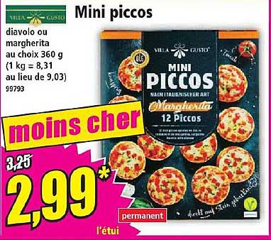 mini piccos villa gusto