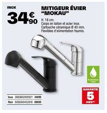 Mitigeur évier "mokau"