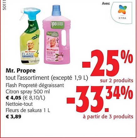 mr. propre l'assortiment