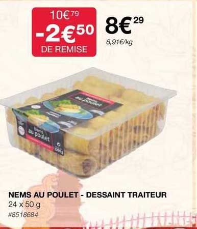 Nems Au Poulet - Dessaint Traiteur