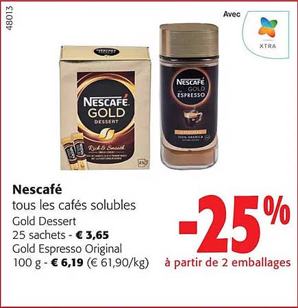 nescafé les cafés solubles