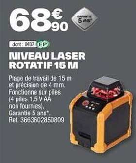 Niveau Laser Rotatif 15 M