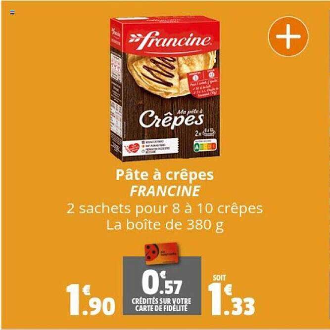 Pâte à Crêpes Francine