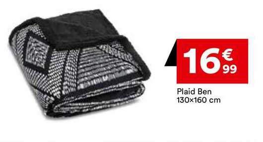 plaid ben 130x160 cm