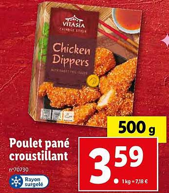 Poulet Pané Croustillant Vitasia