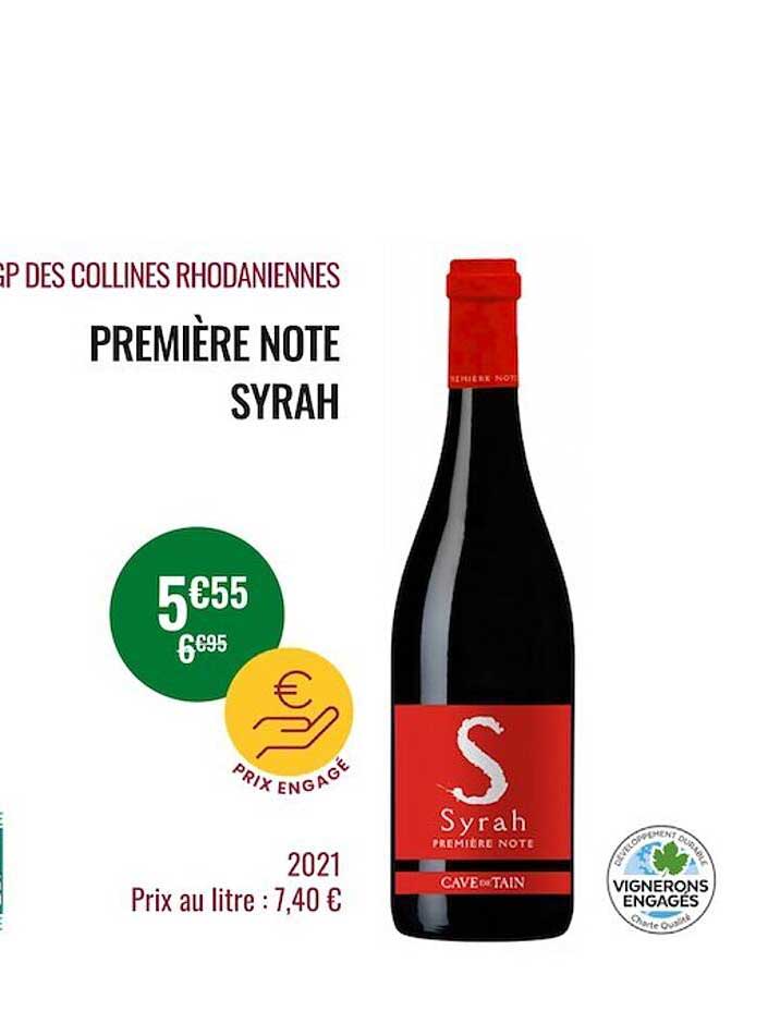 Première Note Syrah