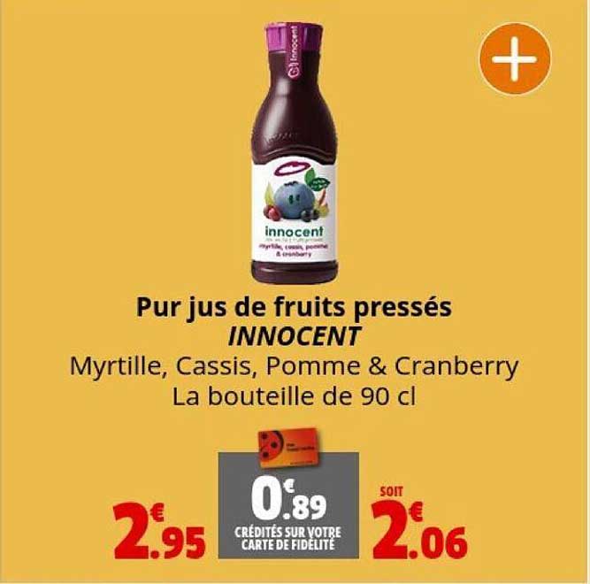 pur jus de fruits pressés innocent