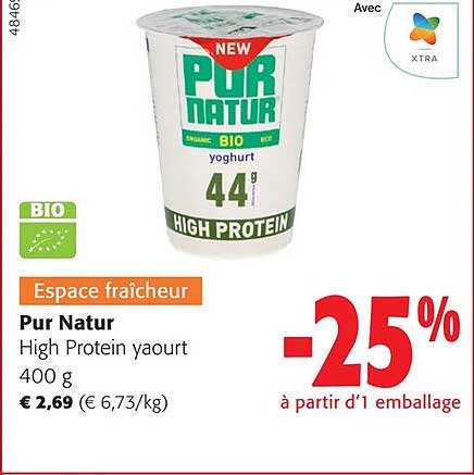 pur natur high protein yaourt