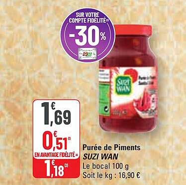 purée de piments suzi wan