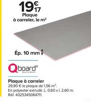 qboard plaque à carreler