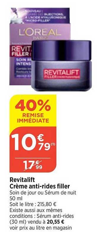 Revitalift Crèem Anti-rides Filler