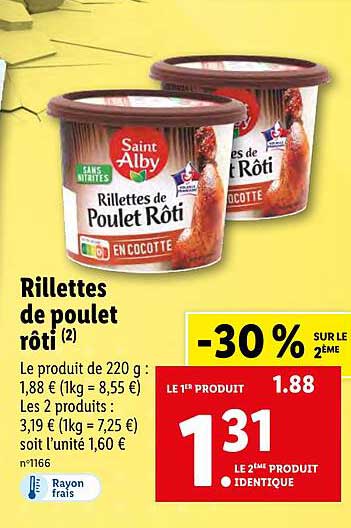 rillettes de poulet rôti saint alby