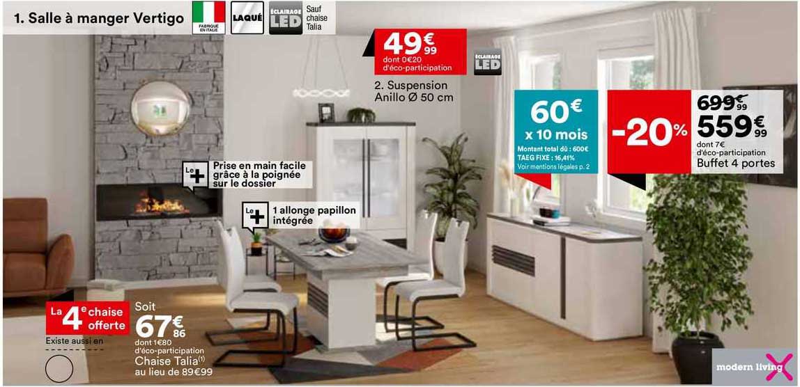 salle à manger vertigo