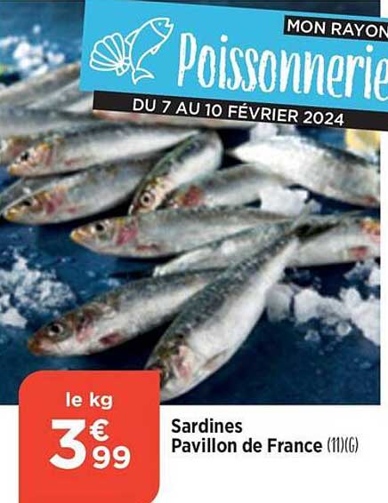 sardines pavillon de france