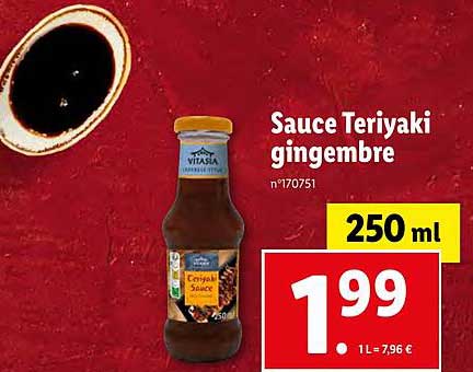 sauce teriyaki gingembre