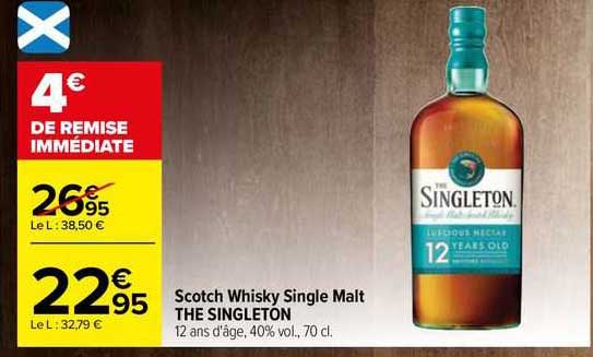 scotch whisky single malt the singleton