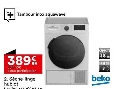 sèche-linge hublot beko