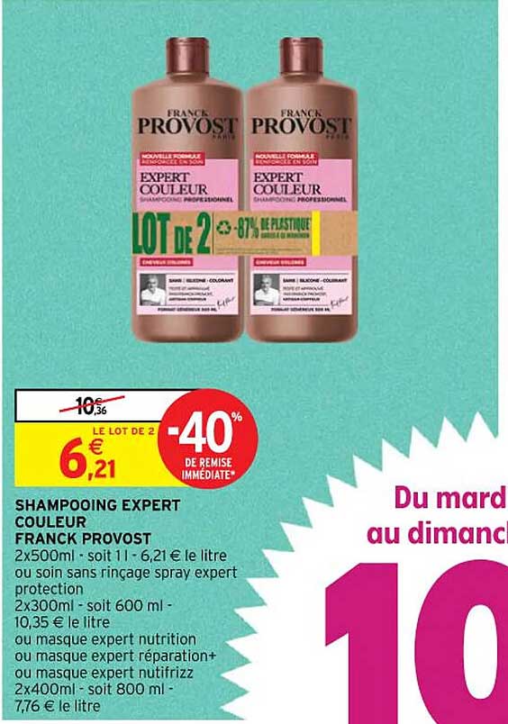 Shampooing Expert Couleur Franck Provost