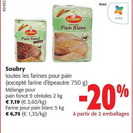 soubry les farines pour pain