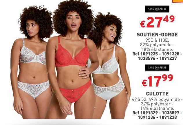 soutien-gorge, culotte