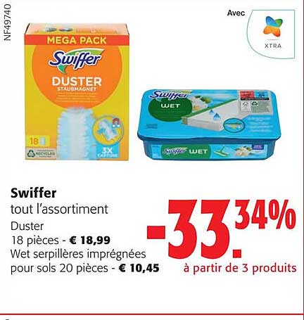 swiffer tout l'assortiment