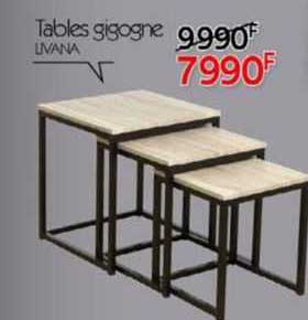 tables gigogne livana