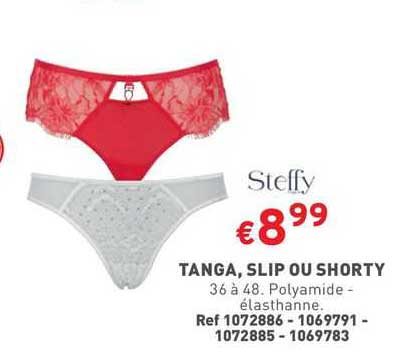 tanga, slip ou shorty steffy