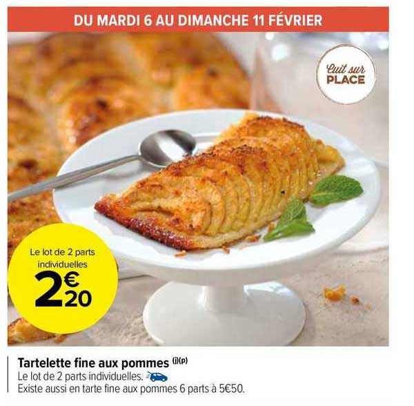 Tartelette Fine Aux Pommes