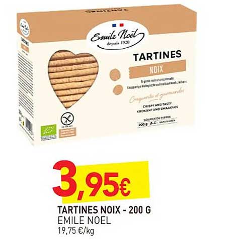 tartines noix émile noël - 200 g