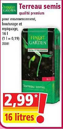 terreau semis finest garden