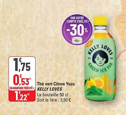 thé vert citron yuzu kelly loves