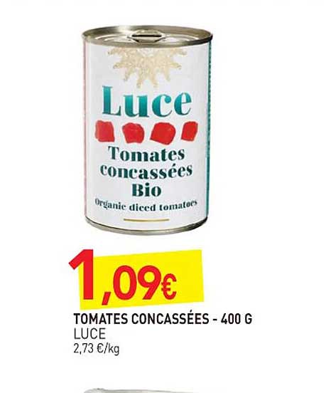 tomates concassées luce - 400 g