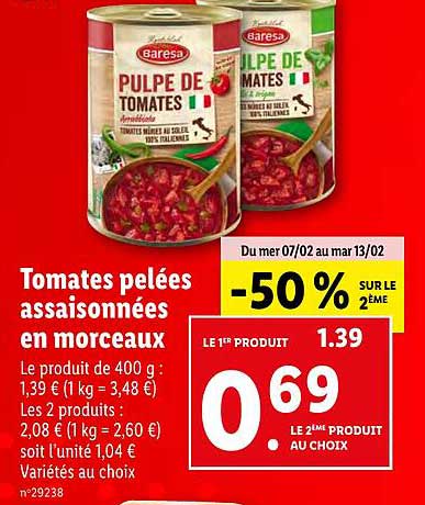 Tomates Pelées Assaisonnées En Morceaux