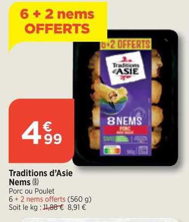 traditions d'asie nems
